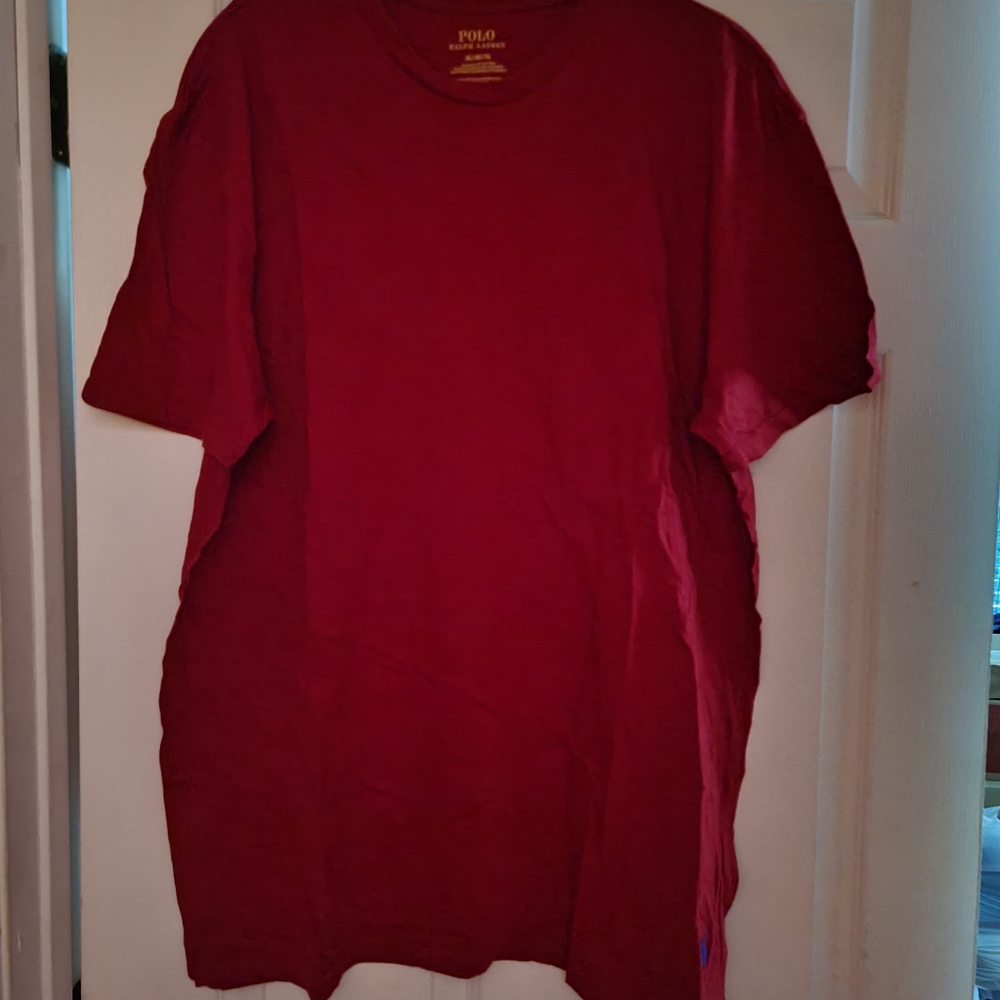 Polo by Ralph Lauren Ralph Lauren T-Shirt XL Burgundy BN WOT 24" pit - pit 33" L